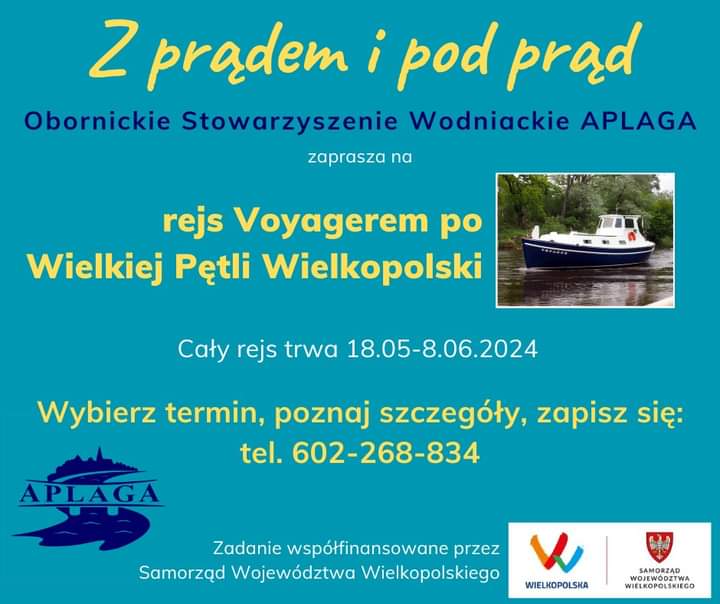 ZAPRASZAMY NA REJS !