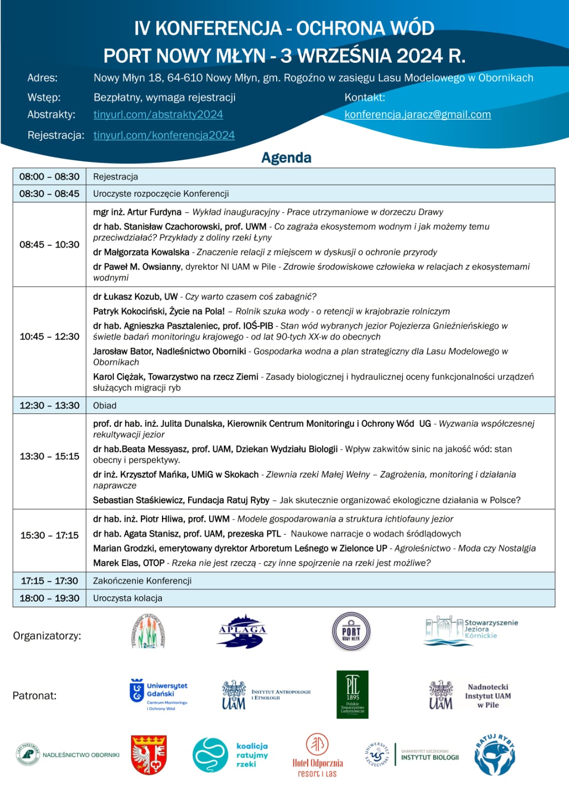 IV KONFERENCJA – OCHRONA WÓD